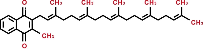 Struktura vitamínu K2
